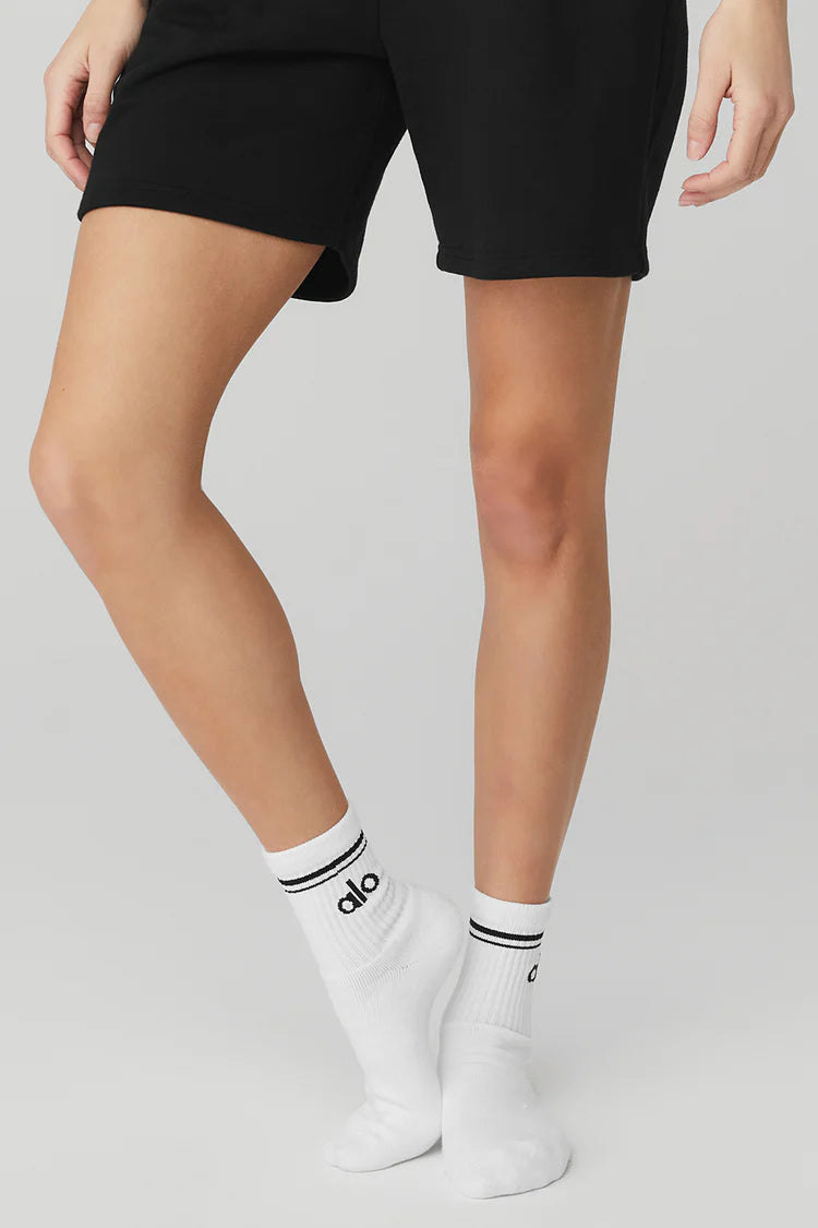 UNISEX HALF-CREW THROWBACK SOCK BLANCAS
