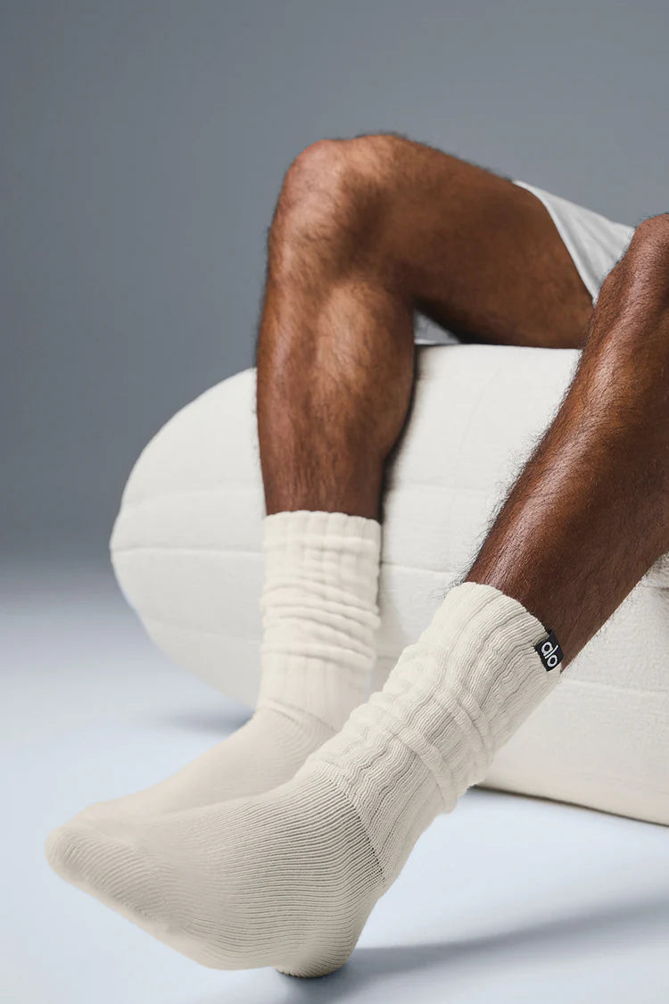 UNISEX SCRUNCH SOCK BONE