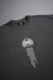 DARCSPORT - WOLVES WEB "GRUNGE" CUT OFF TEE IN GREY