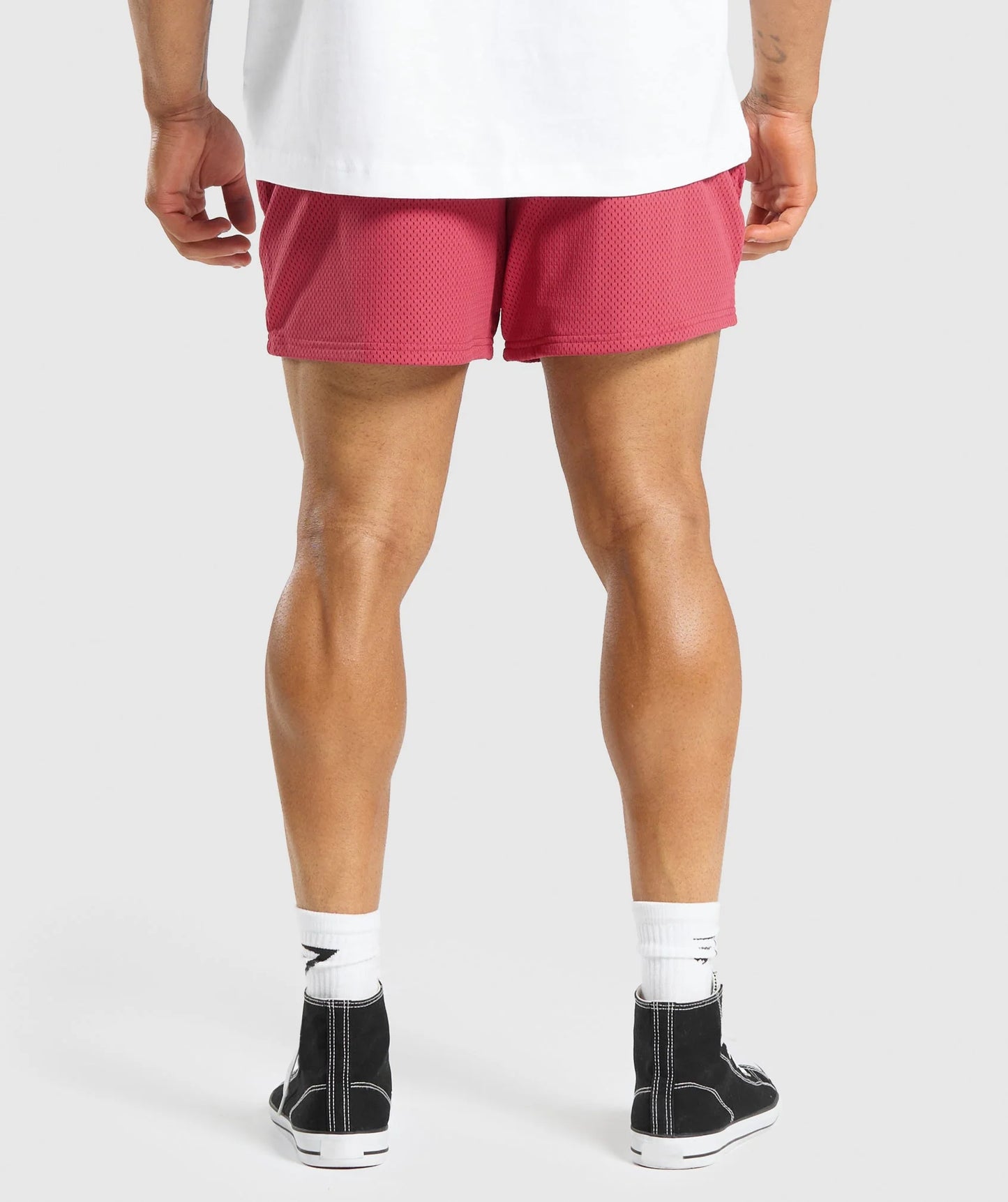 Brandmark Mesh 5" Shorts - Rosa