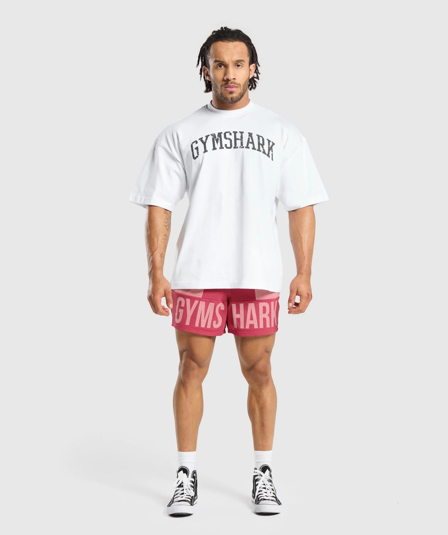 Brandmark Mesh 5" Shorts - Rosa