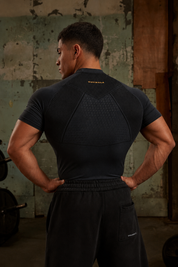 4286 YoungLA Gold's Iron Legacy Compression Tee