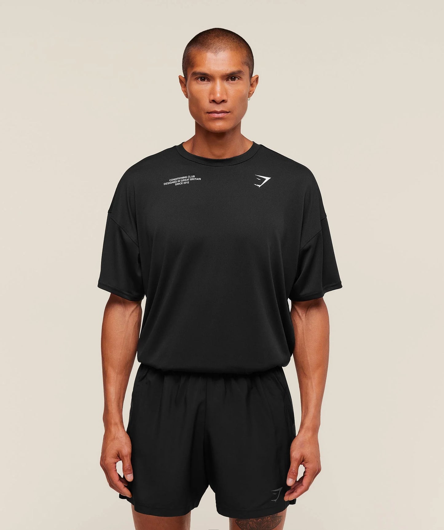Conditioning Club Oversized T-Shirt – Black