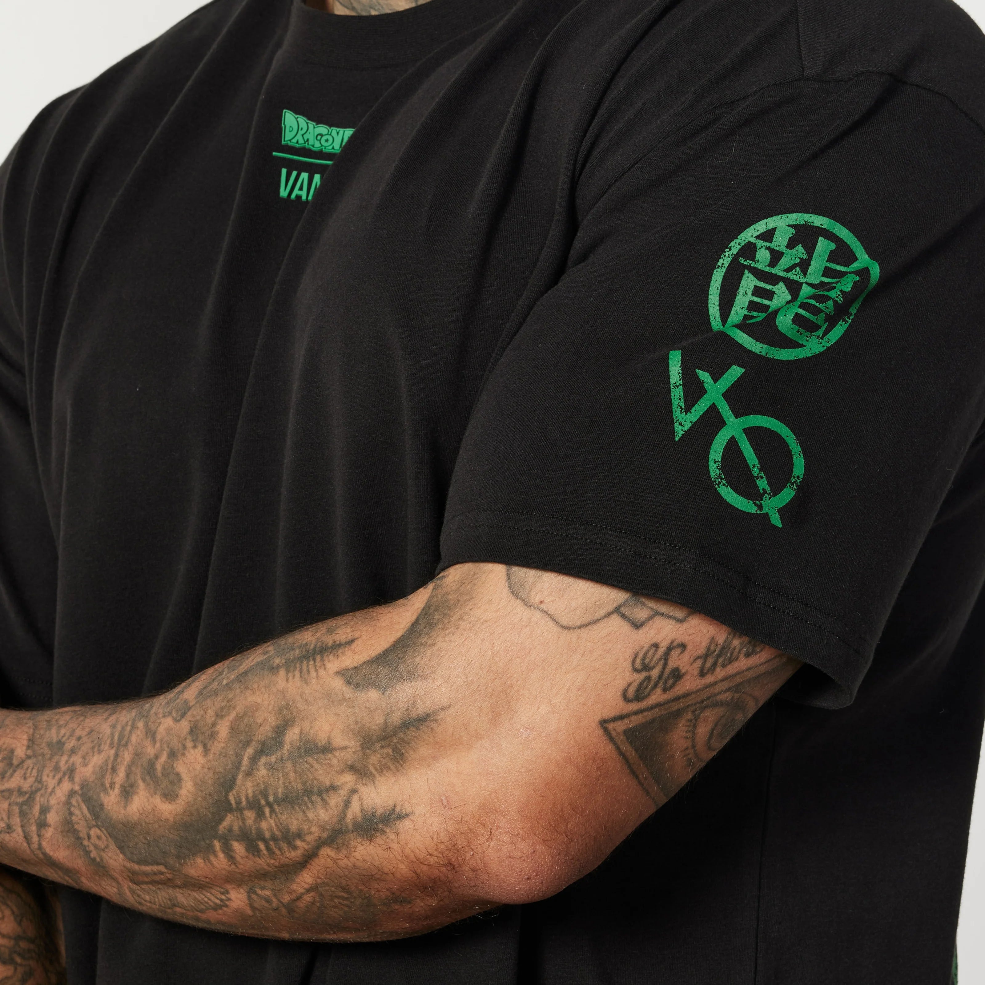 VANQUISH DBZ SHENRON BLACK OVERSIZED T SHIRT