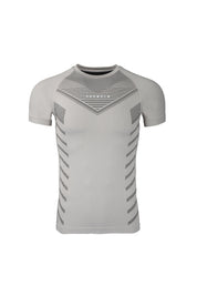 465 SUPERHERO COMPRESSION TEES - CEMENT
