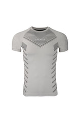 465 SUPERHERO COMPRESSION TEES - CEMENT