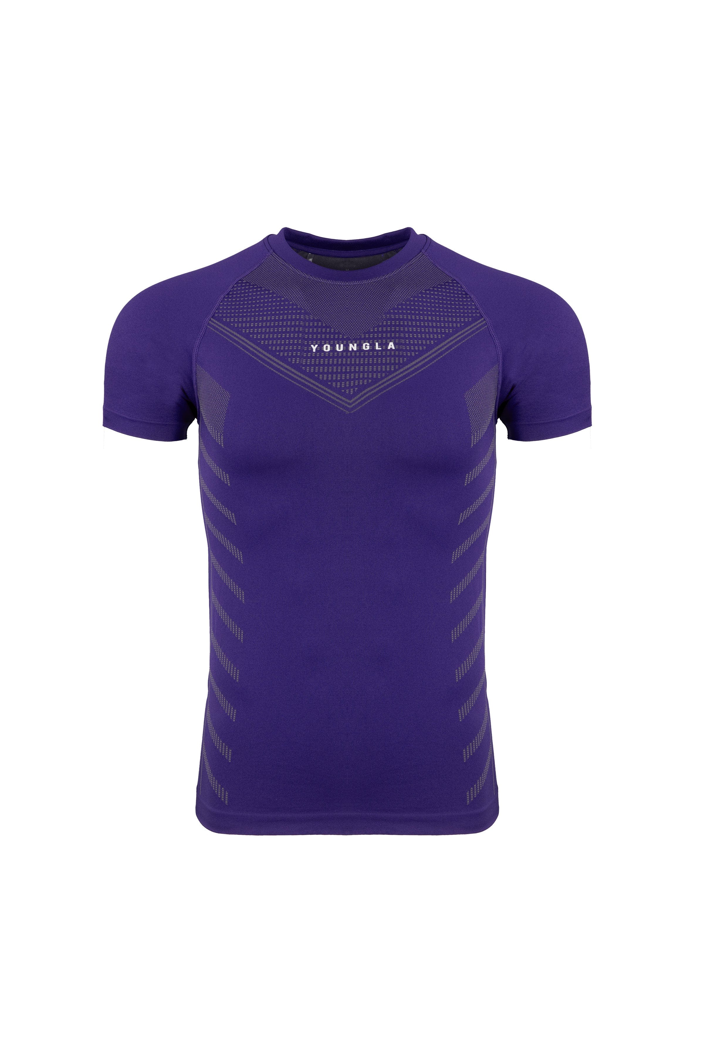 465 SUPERHERO COMPRESSION TEES - DARK PURPLE