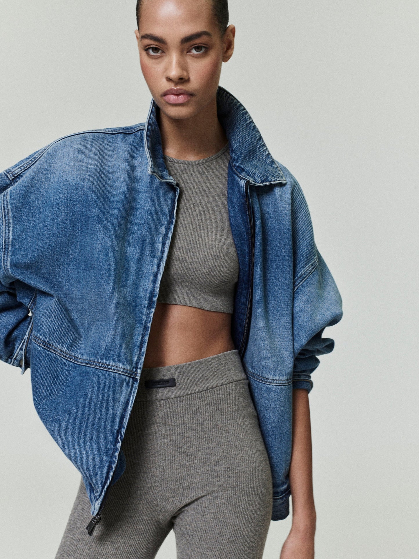 ESSENTIALS Denim Trucker Jacket