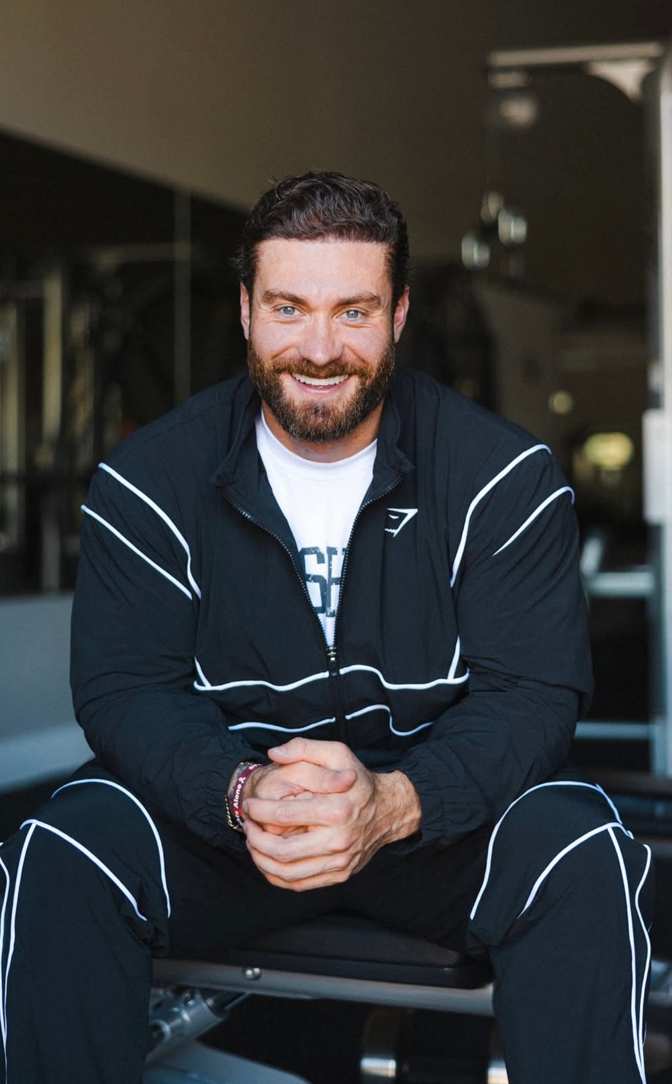 RETRO CRINKLE TRACK JACKET - BLACK