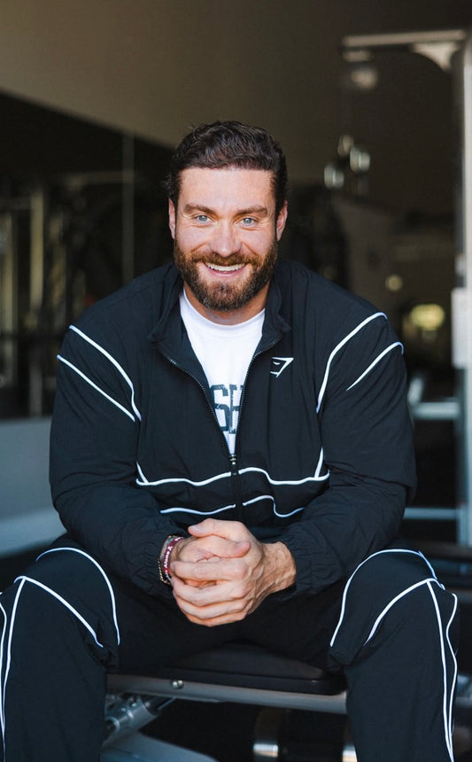 RETRO CRINKLE TRACK JACKET - BLACK