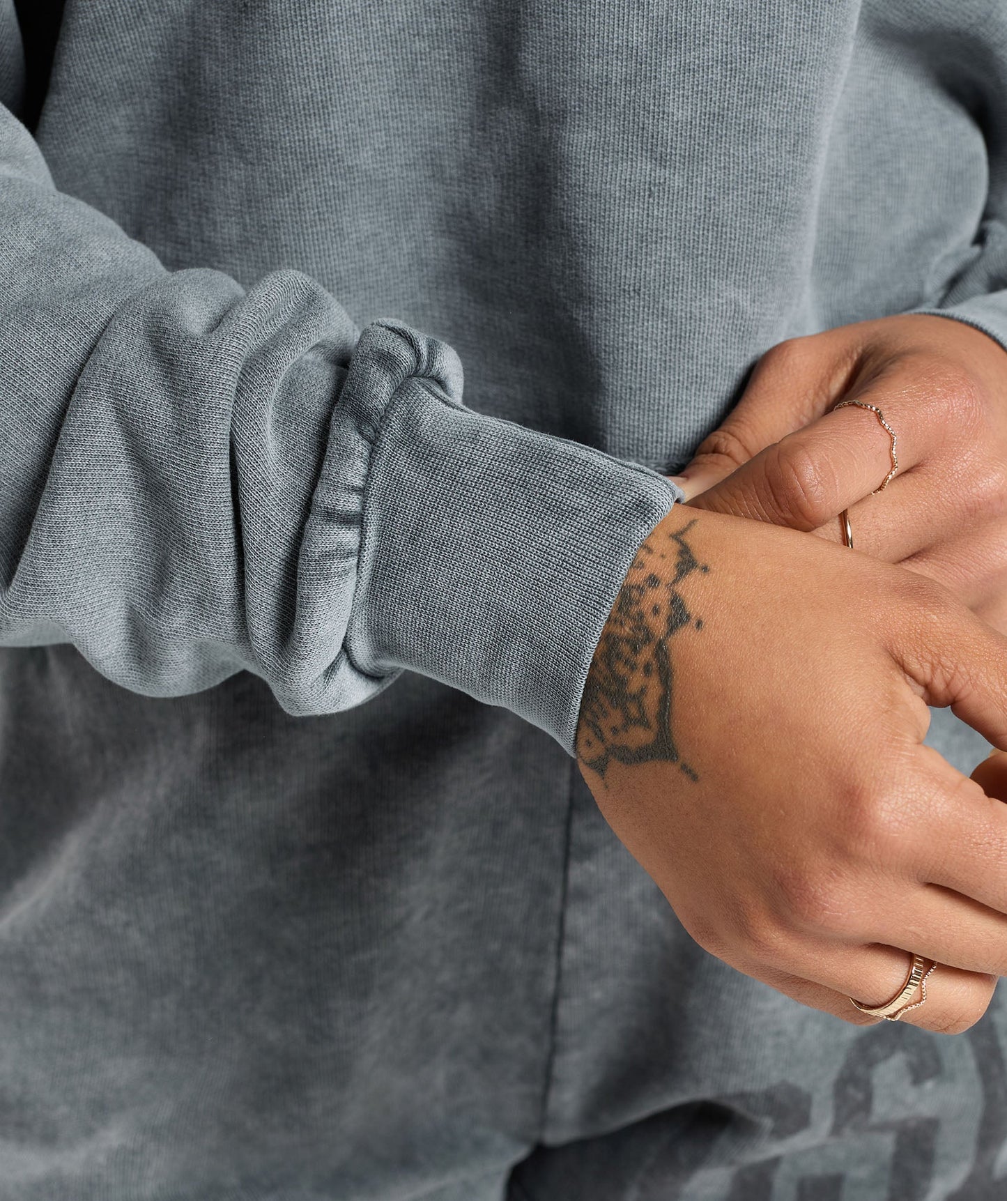 Collegiate Shadow Washed Midi Sweatshirt