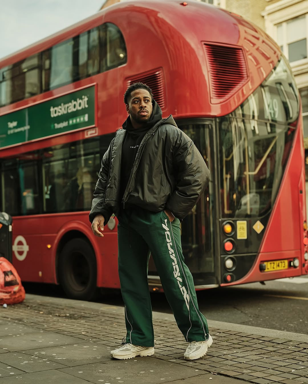 2113 - FOUNDATION TRACK PANTS - VERDE