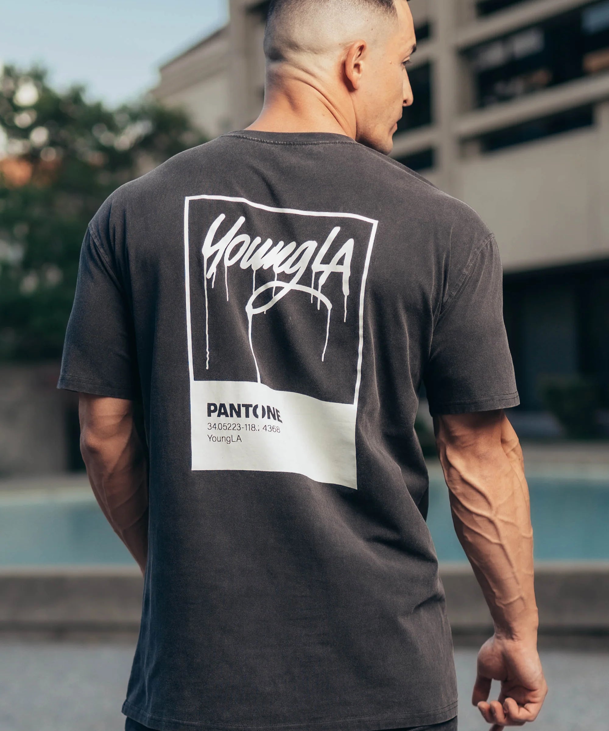 449 WASHED DRIP TEES