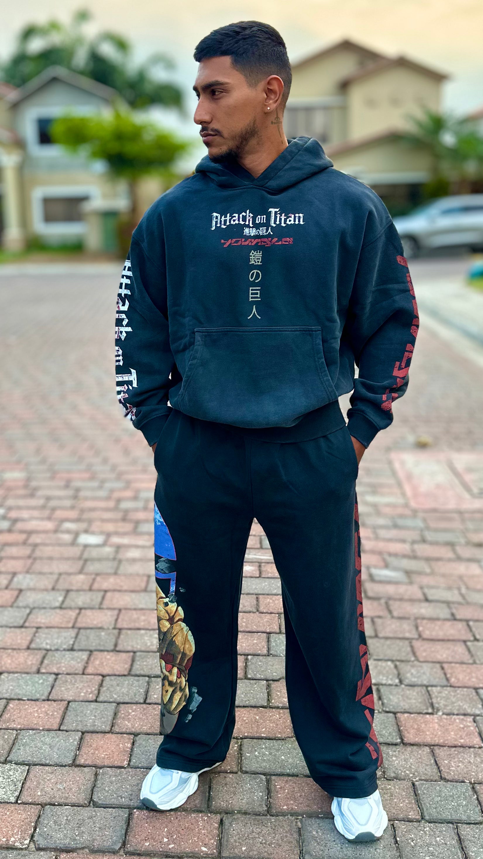 5129 - AOT© X YLA PULLOVER HOODIES - TITANS AT WAR