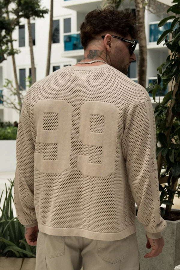 8016 - 99 KNIT LONG SLEEVES - TAN