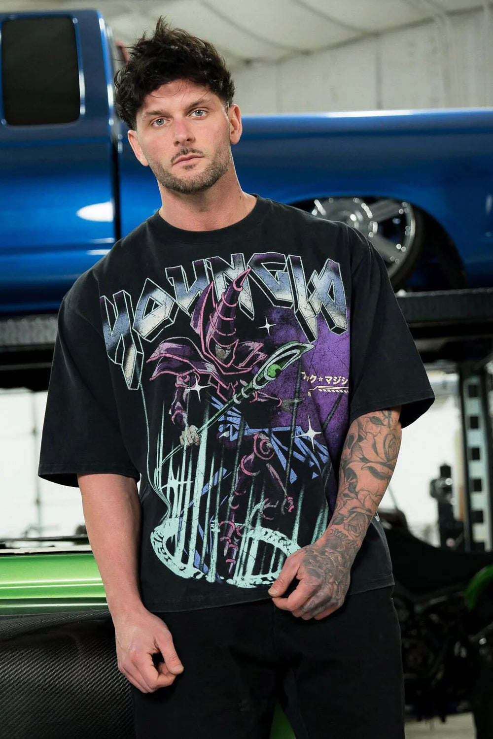 4123 - YU-GI-OH! TEES - DARK MAGICIAN