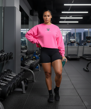 CROPPED SWEATSHIRT - KETTLEBELL CUTIE