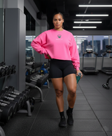 CROPPED SWEATSHIRT - KETTLEBELL CUTIE