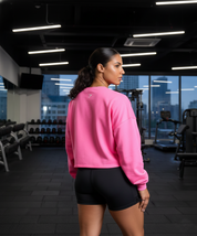 CROPPED SWEATSHIRT - KETTLEBELL CUTIE