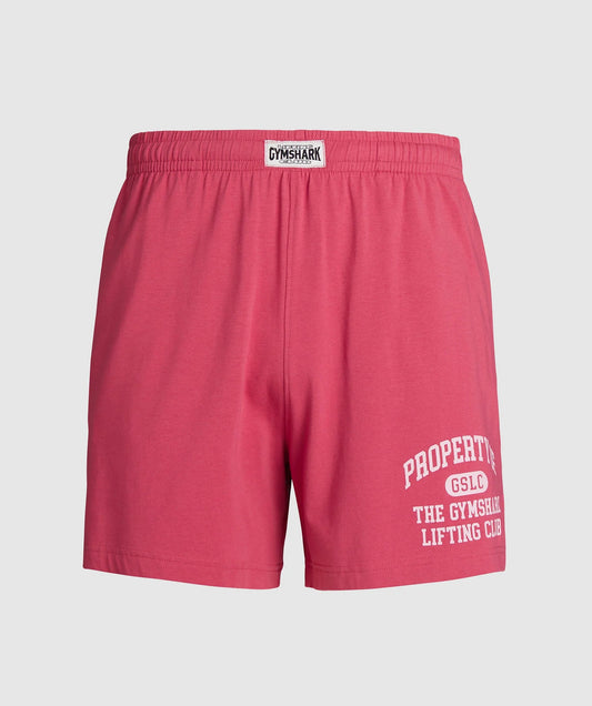 LIGHTWEIGHT JERSEY SHORTS - VINTAGE PINK