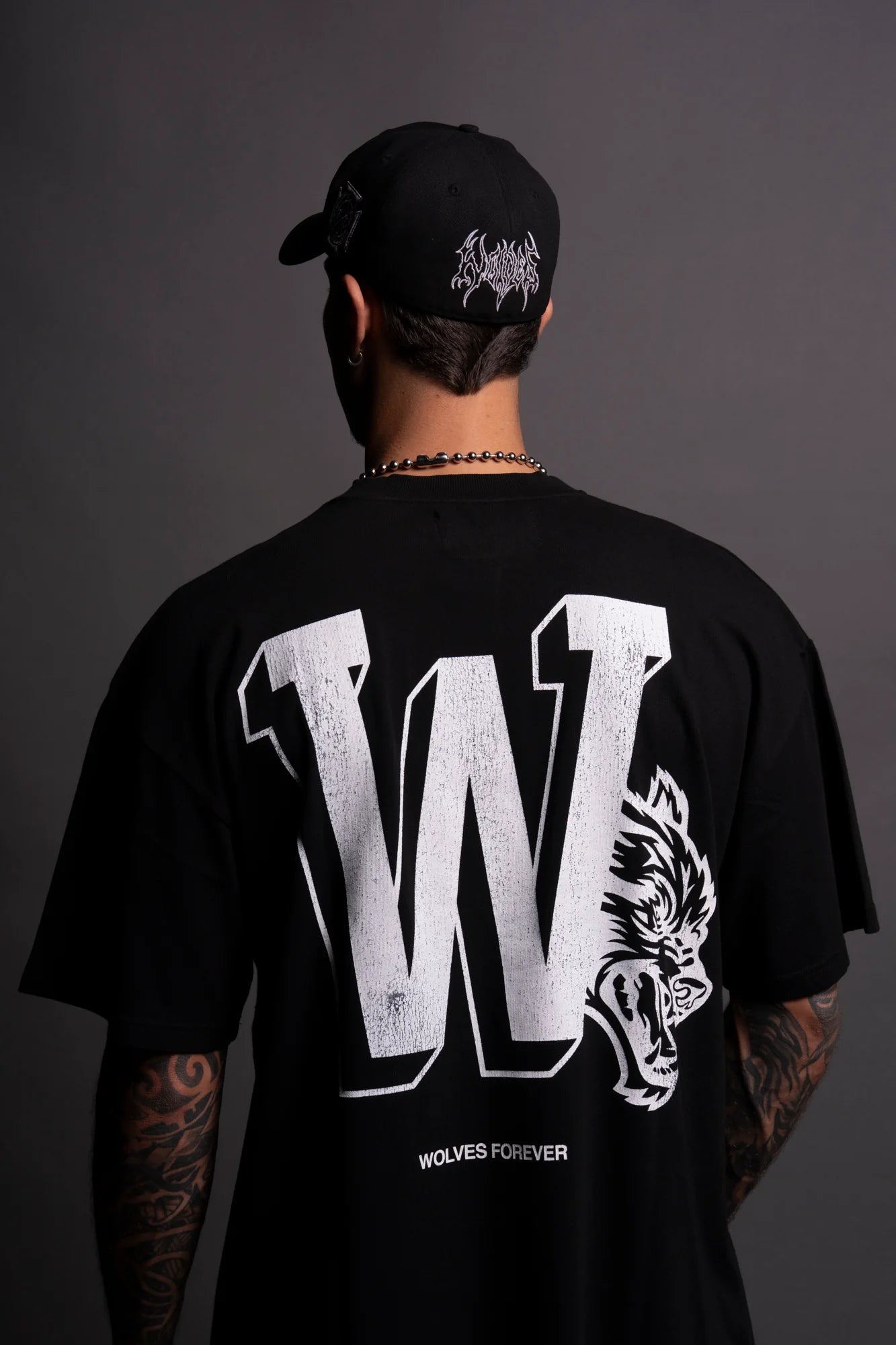 DARCSPORT - OUR STAMP "PREMIUM" OVERSIZED TEE IN BLACK