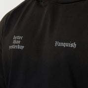 VANQUISH SUN-FADED BLACK OVERSIZED PULLOVER HOODIE