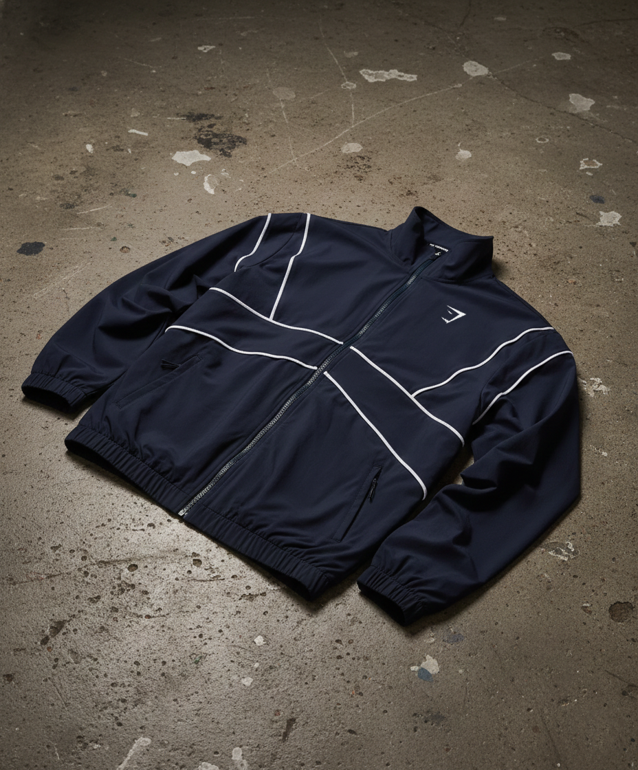TRACK JACKET - RETRO CRINKLE