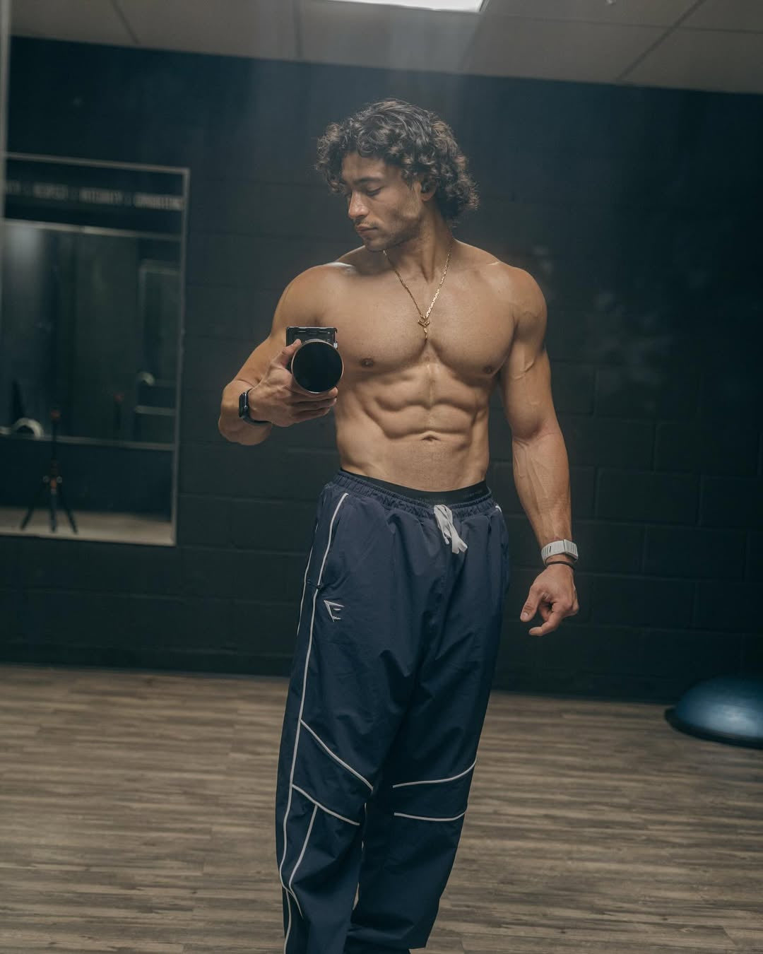 TRACK PANTS - RETRO CRINKLE