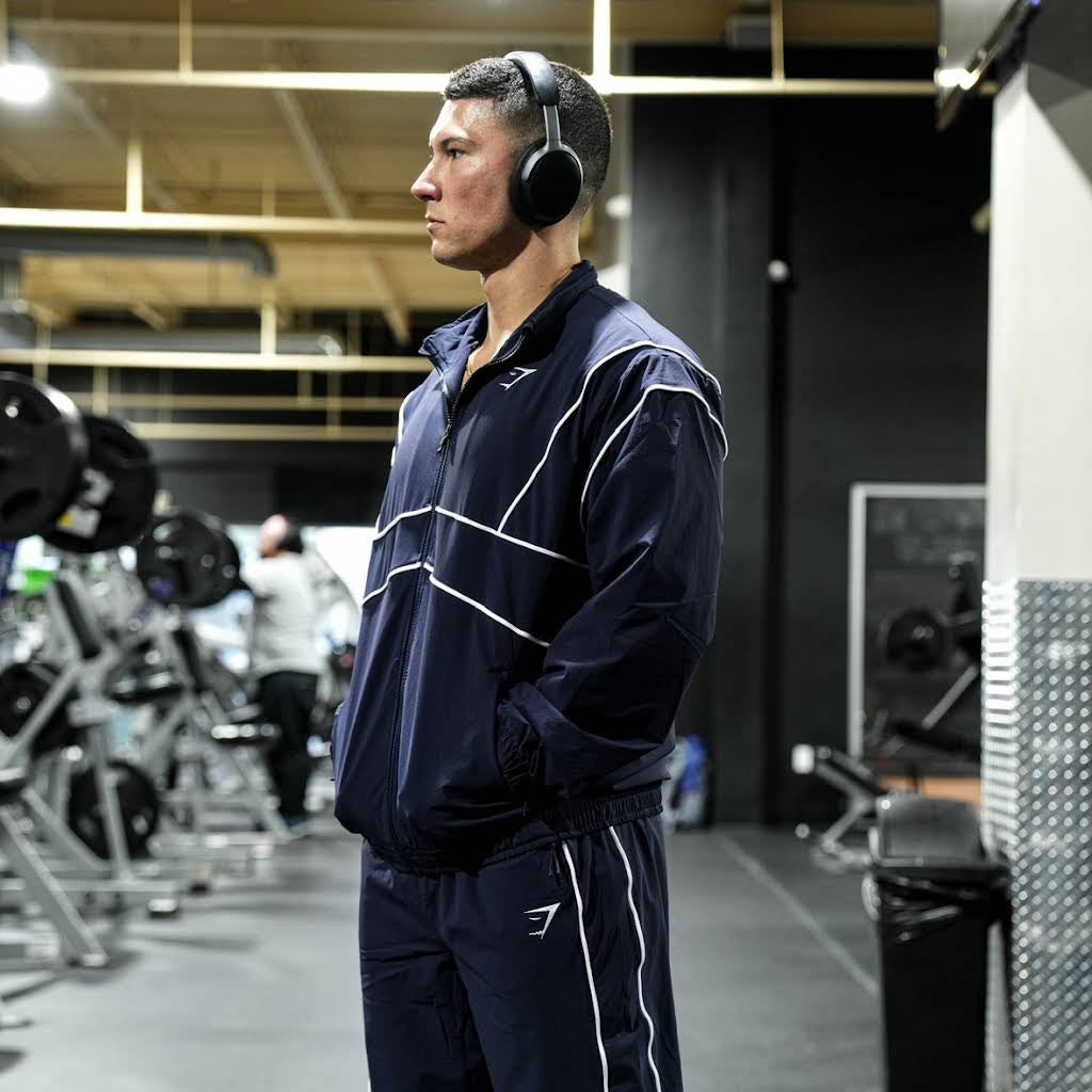 TRACK PANTS - RETRO CRINKLE