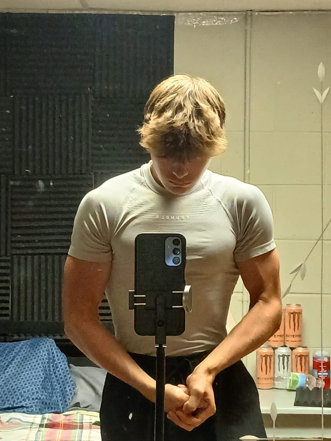 475 SuperVillain Compression Tee - GREY