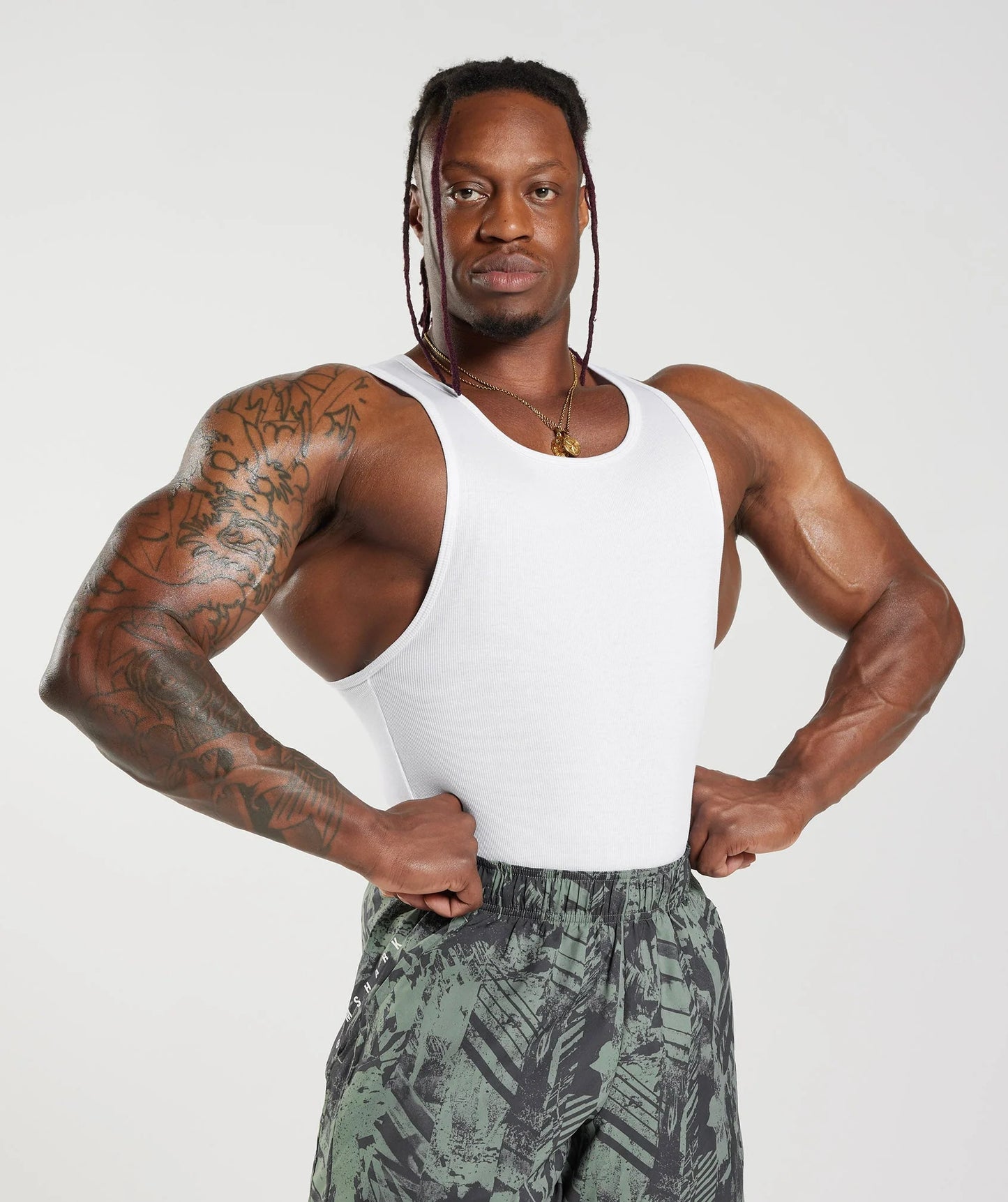 RIBBED TANK PACK 3 - GRIS NEGRO Y BLANCO