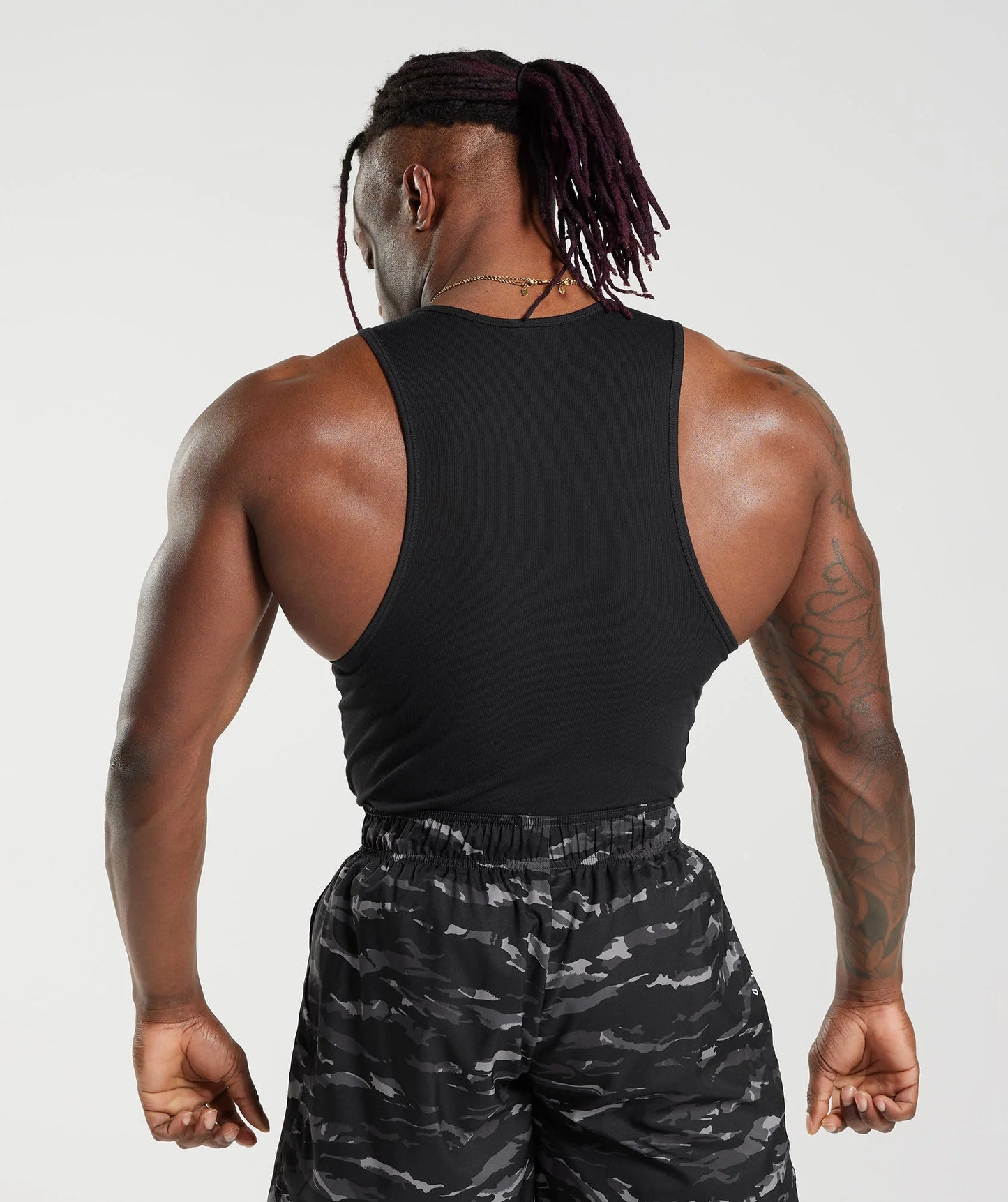 RIBBED TANK PACK 3 - GRIS NEGRO Y BLANCO