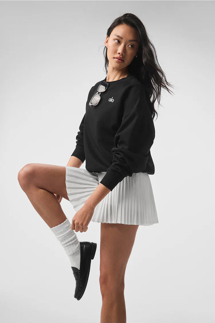 Accolade Crew Neck Pullover – Negro