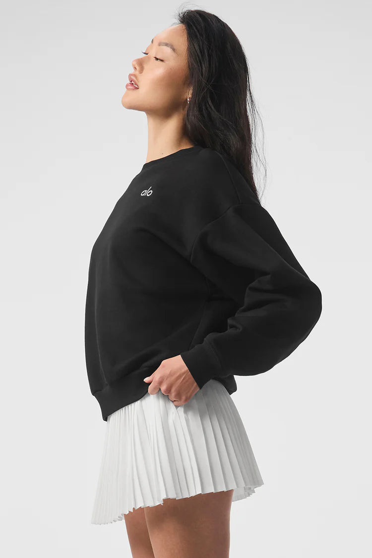 Accolade Crew Neck Pullover – Negro