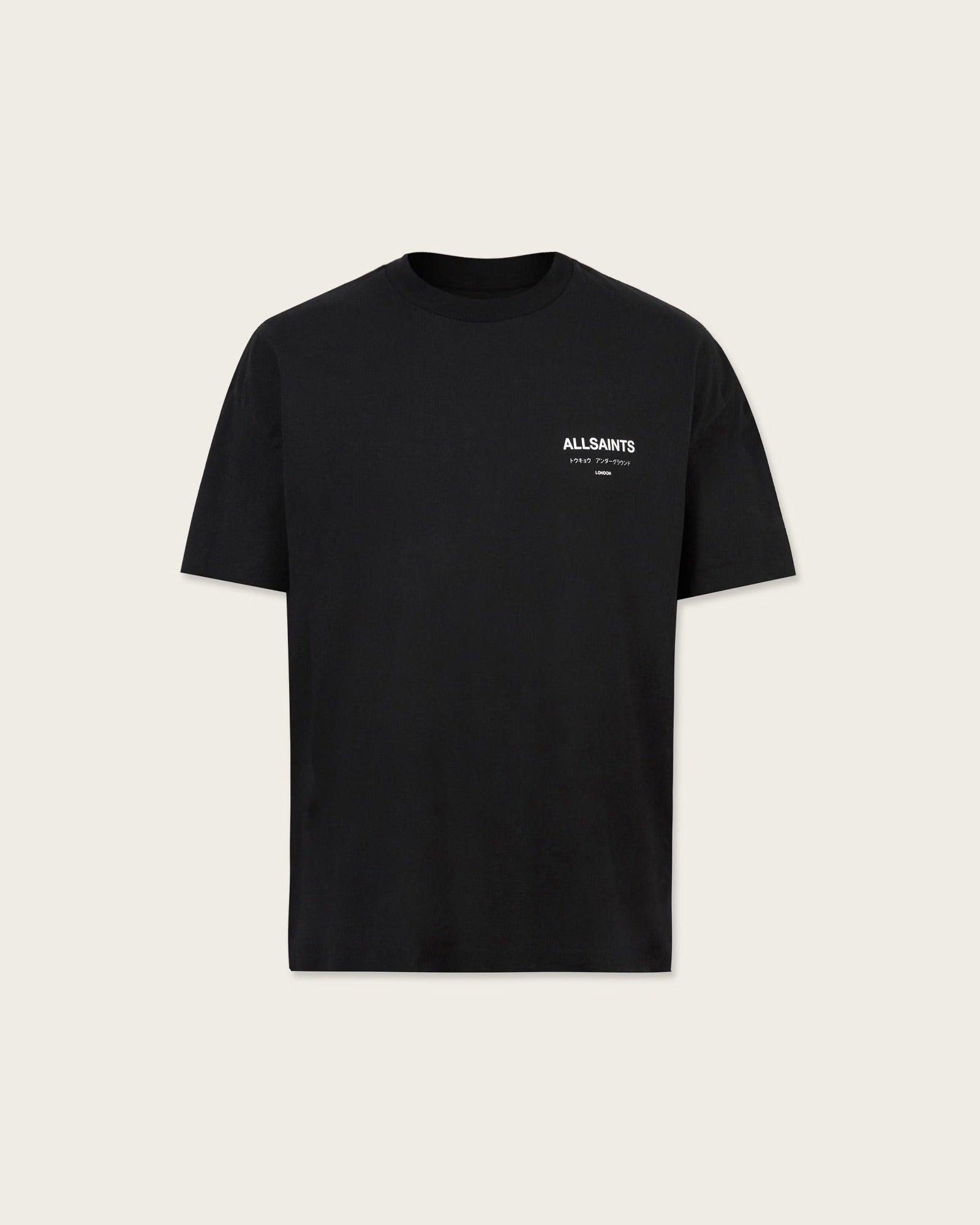 AllSaints Underground Oversized Crew Neck T-Shirt