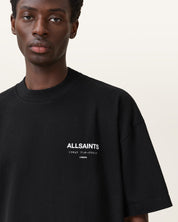 AllSaints Underground Oversized Crew Neck T-Shirt