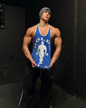 3014 - GOLDS GYM CLASSIC STRINGERS - AZUL