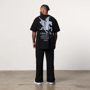 VANQUISH CAMISETA PEGASUS OVERSIZED NEGRA