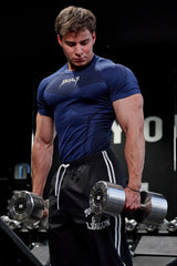 4041 - WARRIOR COMPRESSION TEES - NAVY