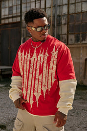 4156 - REVENGE TEES SPRING '25 - RED WASH