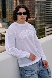 8016 - 99 KNIT LONG SLEEVES - WHITE