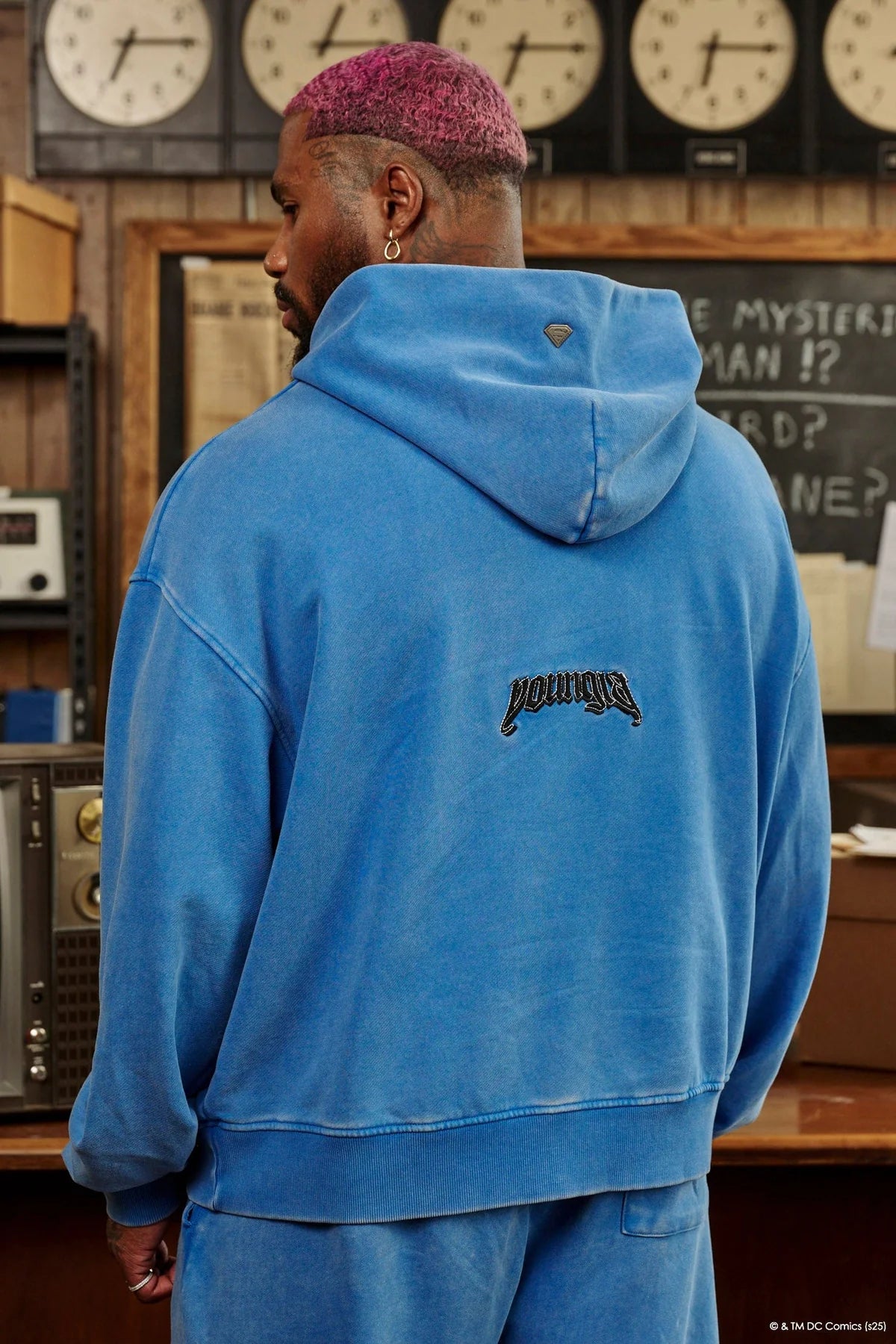 5079 - SUPERMAN LEGACY HOODIES - BLUE WASH