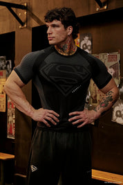 4117 - Superman Compression Tees