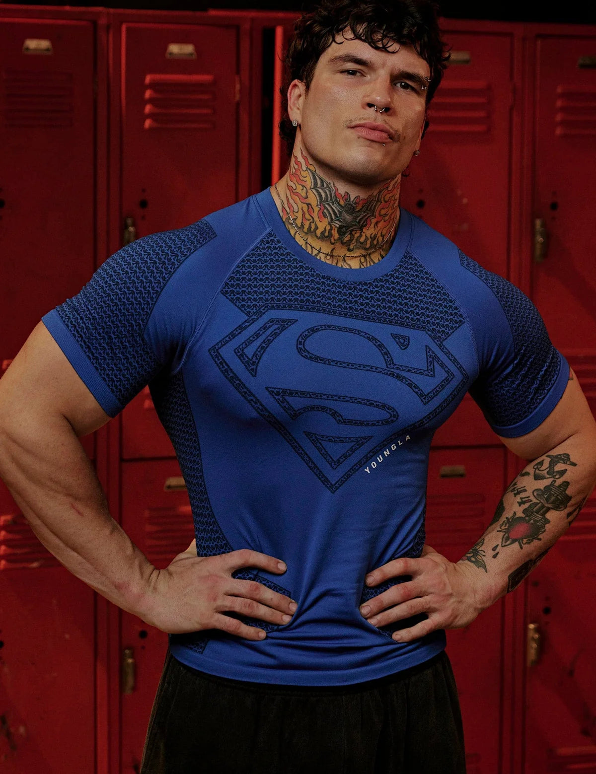 4117 - Superman Compression Tees (RESTOCK)