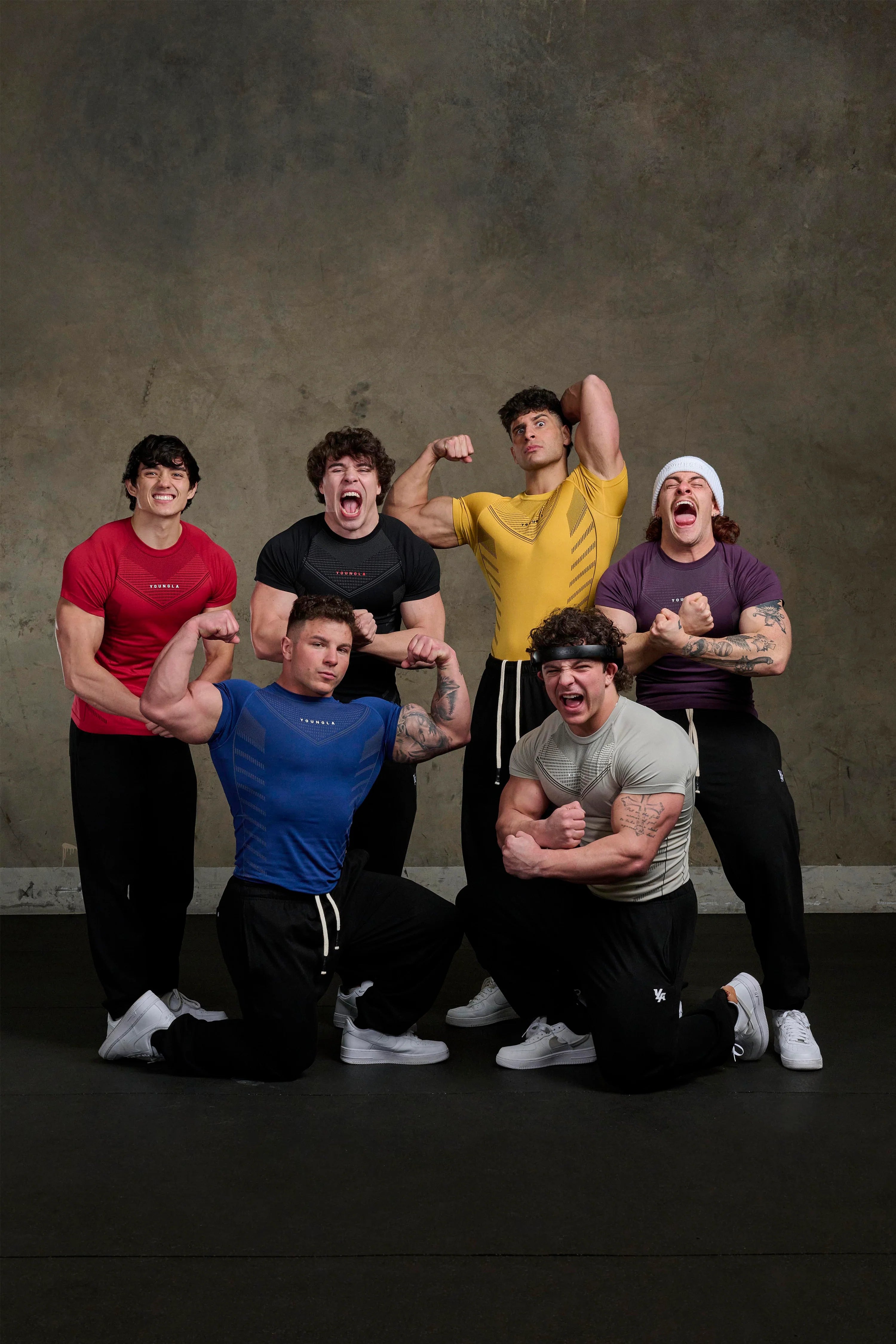 465 SUPERHERO COMPRESSION TEES - DARK PURPLE