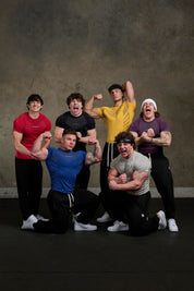 465 SUPERHERO COMPRESSION TEES - CEMENT