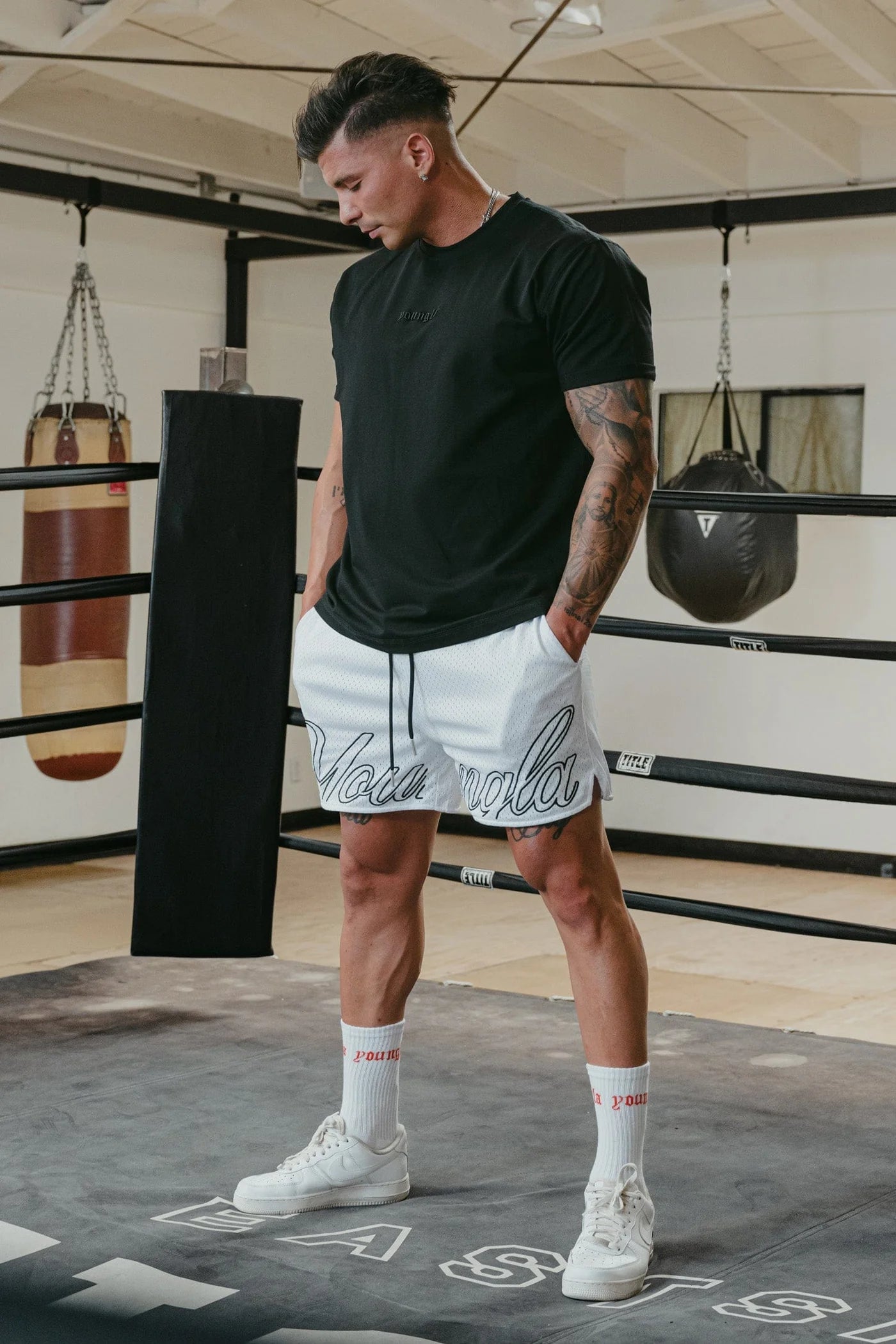 155 CHAMPIONSHIP SHORTS - BLANCO