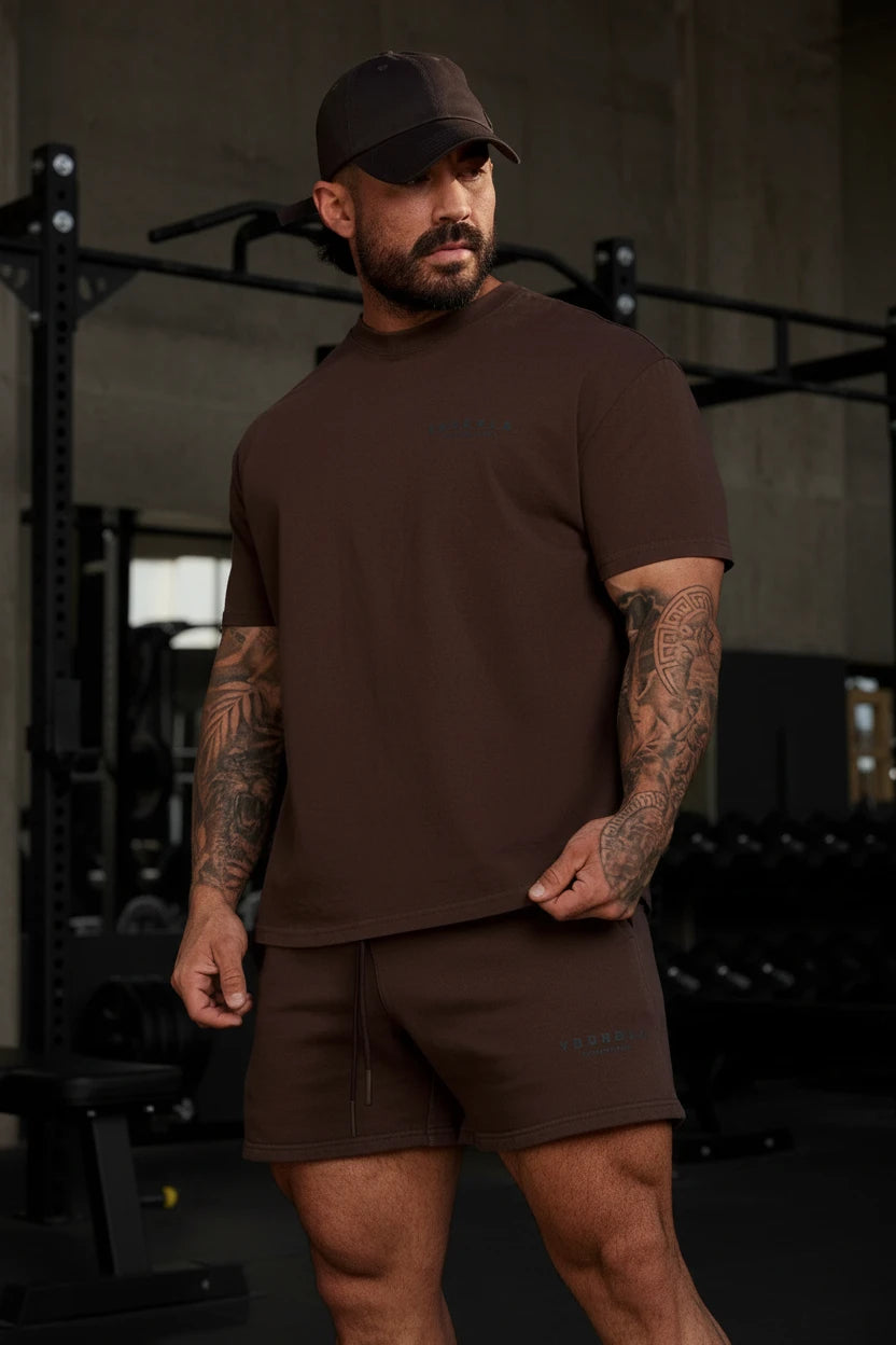 473 - IMMORTAL CLUB TEES - BROWN WASH