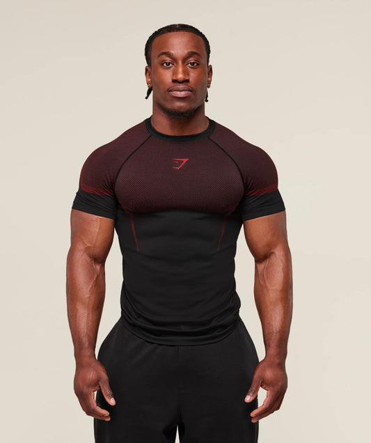 Onyx 5.0 Seamless T-Shirt - Rojo
