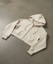 HOODIE EVERYWEAR CROPPED ZIP